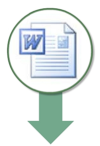Image of a Word Document being downloaded